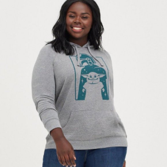 ~*Torrid Star Wars Mandalorian Hooded Sweatshirt - Size 1*~ - Picture 8 of 9